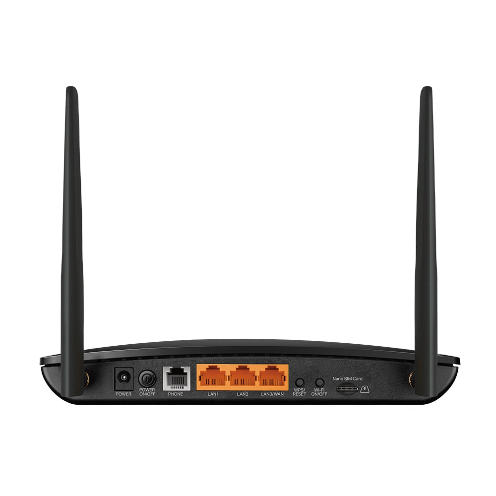 TP-Link Archer TL-MR6500v 300Mbps 4G LTE Telephony WiFi Router | Two detachable antennas | WiFi and Phone Calls All in One Router TP-Link Archer TL-MR6500v 300Mbps 4G LTE Telephony WiFi Router | Two detachable antennas | WiFi and Phone Calls All in One Router